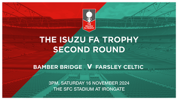 FA Trophy Second Round - Bamber Bridge v Farsley Celtic