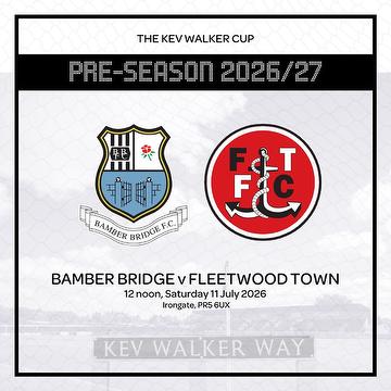 Fleetwood Town pre season 26/27 (updated)