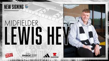 Lewis Hey signing announcement